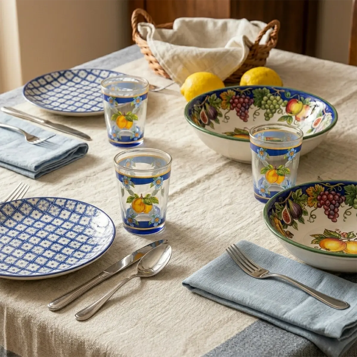 Set 6 Bicchieri La Costiera Agrumi In Vetro 30Cl - immagine 5