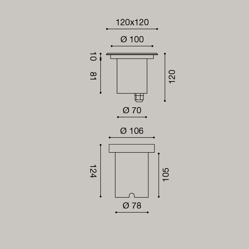 Segnapasso ad incasso GU10 IP67 Egoi – Gea Led - immagine 4