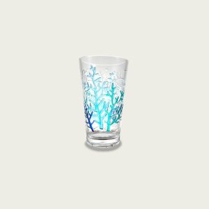 Tumbler Blu Coral Alto In Plastica Acrilica