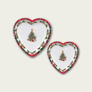 Piatto Cuore Scottish In Porcellana