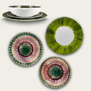 Piatti Melamina Raggio Verde
