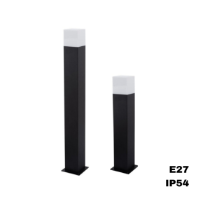 Lampioncino LED rettangolare per esterni 44/80 cm E27 IP54 – De Sanctis Light & Design