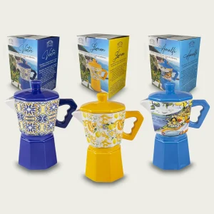 Forma Caffettiera Caffe/Zucchero Mediterranea In Ceramica
