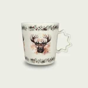 Tazze Mug Star Cervo David In Porcellana