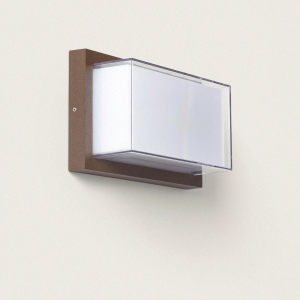 Applique a doppia diffusione della luce da parete per Esterno in alluminio CCT LED 12W Caelia- de Sanctis Light & Design
