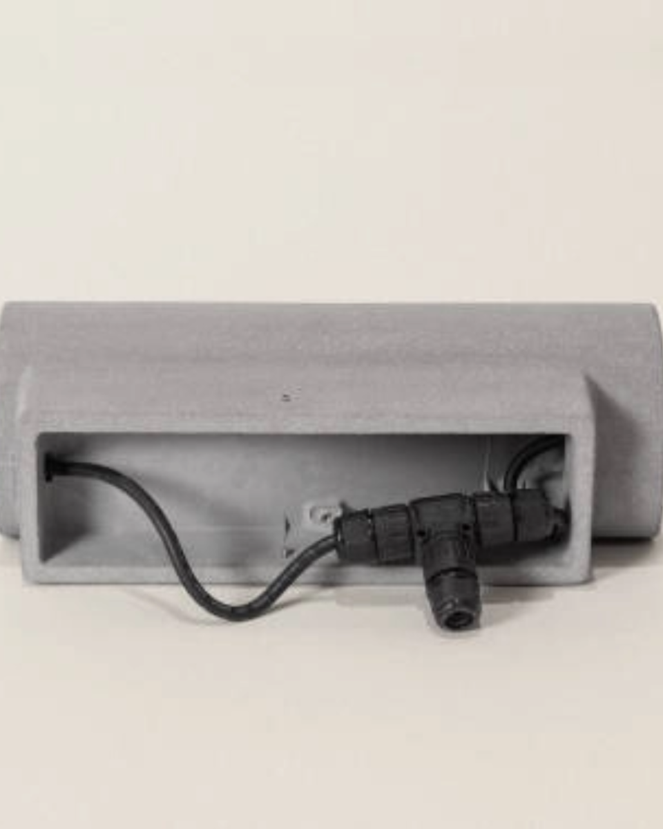Applique da parete per Esterni Cemento LED 12W Brinvo – De Sanctis Light & Design - immagine 6