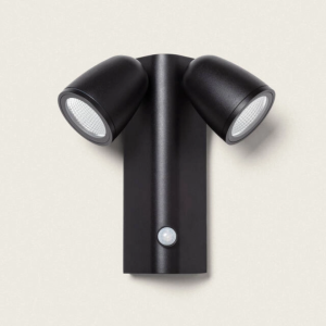 Applique da parete per Esterni LED 12W Due Faretti Alluminio Abel – De Sanctis Light & Design