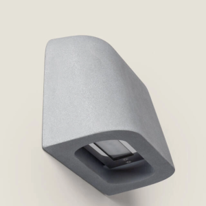 Applique da parete per Esterni LED 8W Cemento Maesy – de Sanctis Light & Design