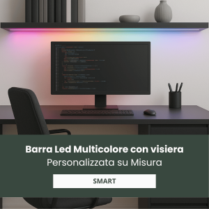 Barra LED profilo con visiera multicolore Smart – De Sanctis Light & design