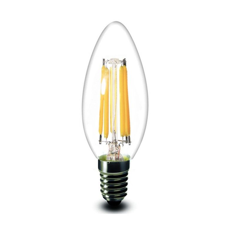 De Sanctis Light & Design – LAMPADINA LED CANDELA FILAMENTO E14 2W C35 - immagine 2