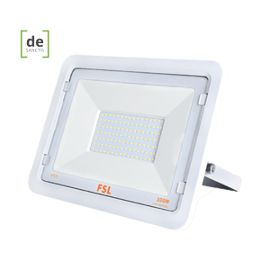 De Sanctis Light & Design FARO LED SLIM PROIETTORE 100W SMD PER ESTERNI IP65 BIANCO