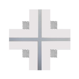 Profilo in gesso raccordo a + taglio luce per strip led