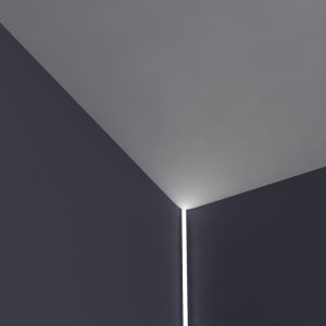 Profilo in gesso per Led taglio di luce per angoli DS4019