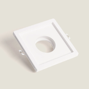 Portafaretto in gesso per integrazione cartongesso per Lampadina GU10 / GU5.3 – De Sanctis Light and Design