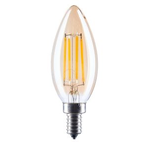 De Sanctis Light & Design – LAMPADINA LED CANDELA AMBRATA E14 2W C35