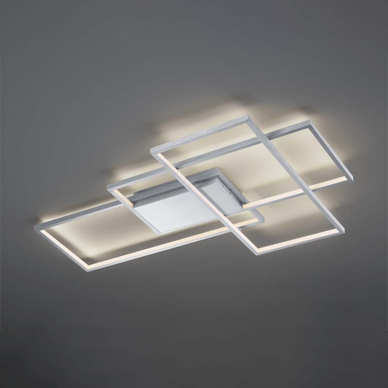 Plafoniera Led Thiago RGB con telecomando e tecnologia Wiz 39W L.114 cm – Trio lighting - immagine 2
