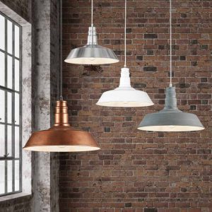 Lampada a sospensione Led Will pagoda in metallo D. 35cm H. 150cm E27- Trio Lighting